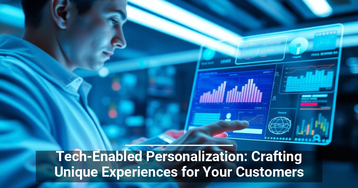 Tech-Enabled Personalization: Crafting Unique Experiences for Your Customers