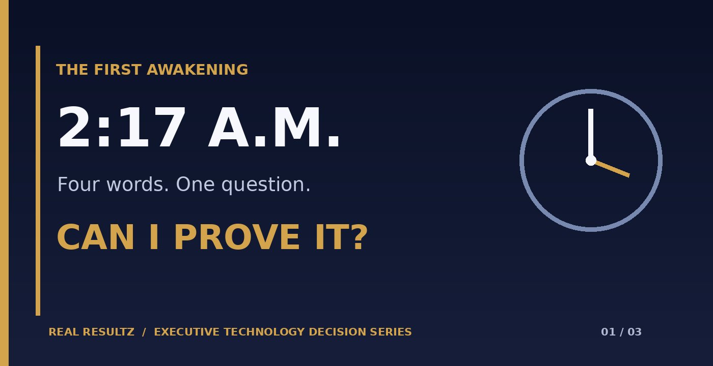 Can I Prove It? The Question That Woke Me at 2:17 A.M.